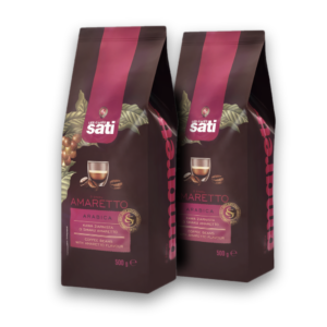 Zestaw 2x500g Sati Kawa ziarnista Amaretto 100% Arabica