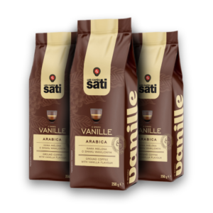 Zestaw 3 x 250g Kawa mielona Cafe Sati waniliowa